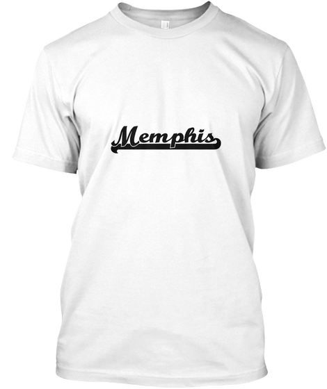 Memphis White T-Shirt Front