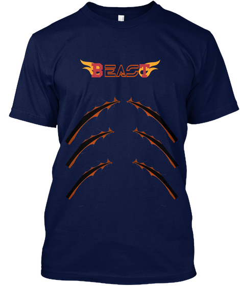 B T Eas Eas Navy T-Shirt Front
