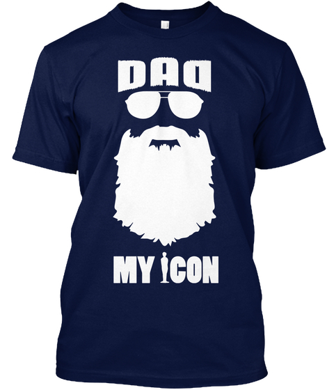 2017 Father's Day Gift Guide Navy T-Shirt Front