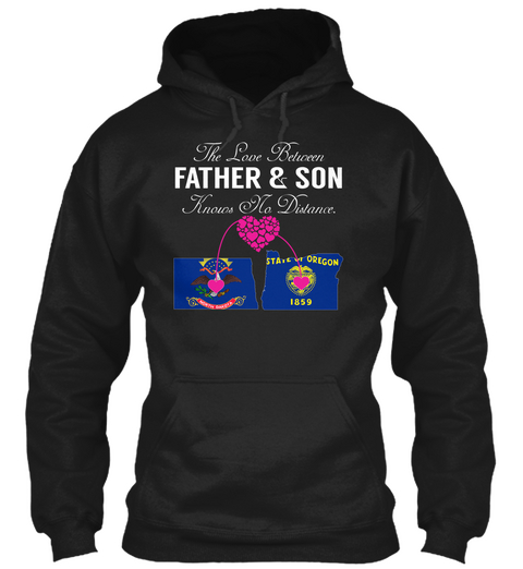 Father Son   North Dakota Oregon Black Kaos Front