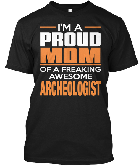 Archeologist Black Maglietta Front