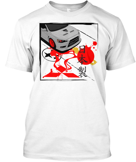 Evo X Graphic Tee White T-Shirt Front