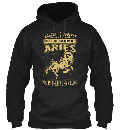 Aries Perfect Black T-Shirt Front