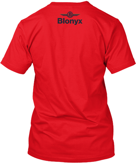 B Blonyx Red T-Shirt Back