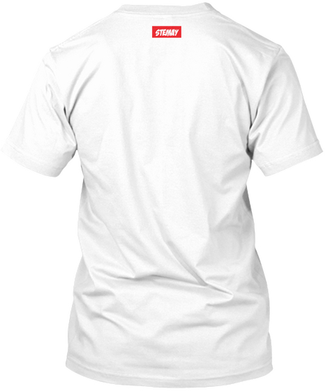 Stemay White T-Shirt Back
