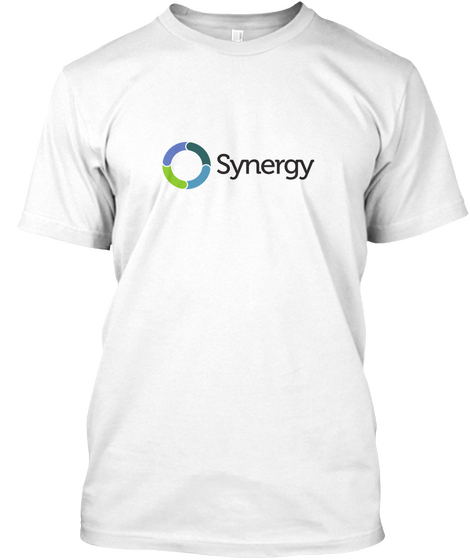 Synergy White T-Shirt Front