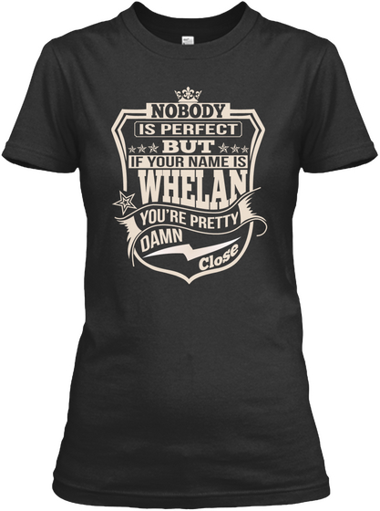 Nobody Perfect Whelan Thing Shirts Black áo T-Shirt Front