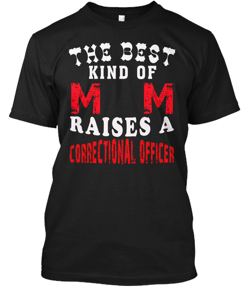 The Best Correctional Officer Black Camiseta Front