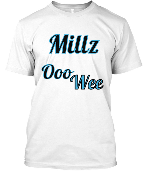 Millz Doo Wee White T-Shirt Front