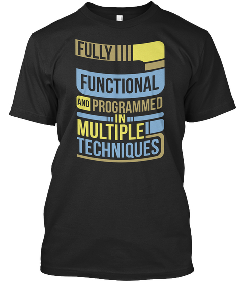 Fully Functional T Shirt Black Camiseta Front