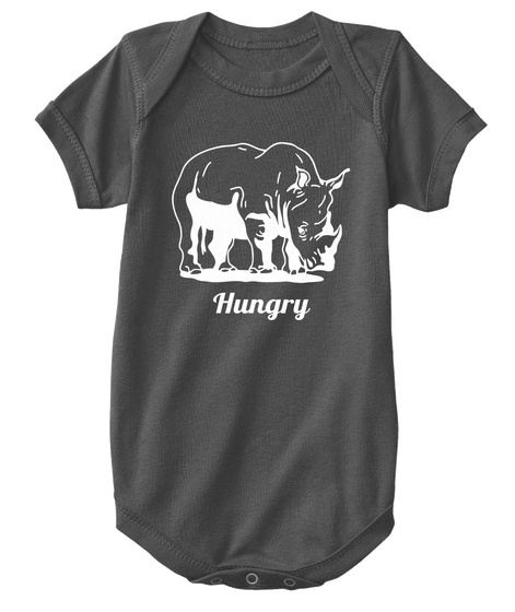 Hungry Black Camiseta Front