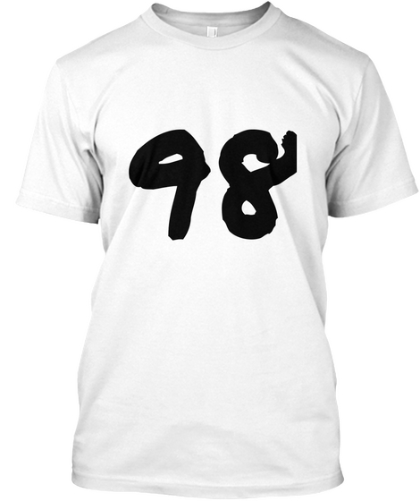98 White T-Shirt Front