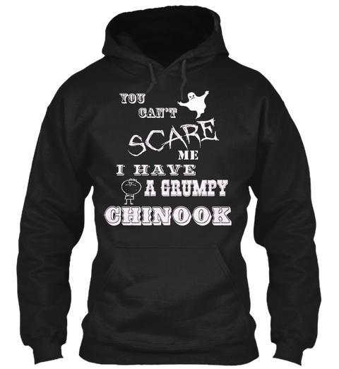 Scare Grumpy Chinook Black áo T-Shirt Front