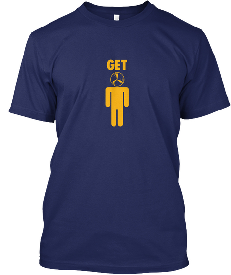 Get Navy Camiseta Front