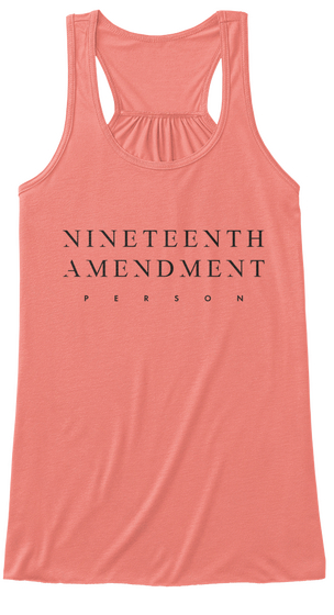 Nineteenth Amendment Person Coral áo T-Shirt Front