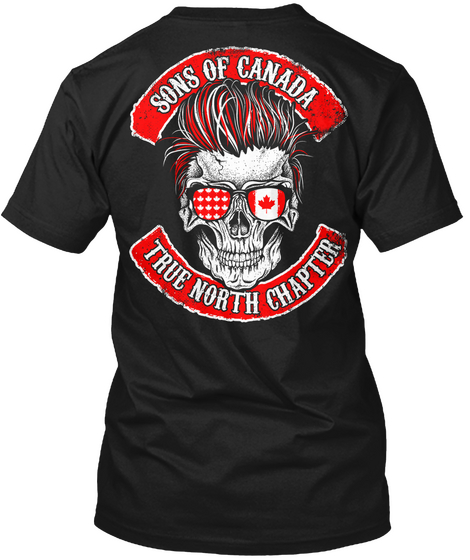 Sons Of Canada True North Chapter Black Camiseta Back