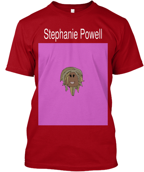 Stephanie Powell Deep Red T-Shirt Front