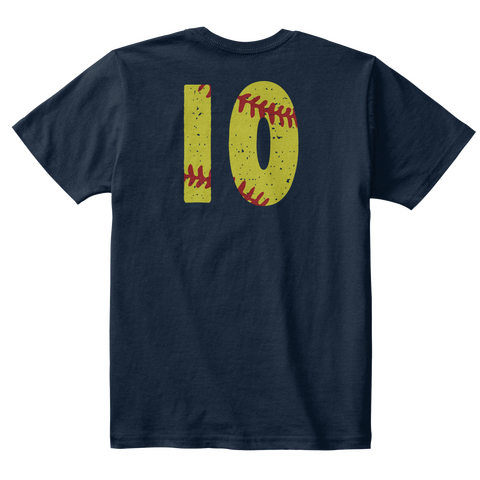 10 New Navy T-Shirt Back