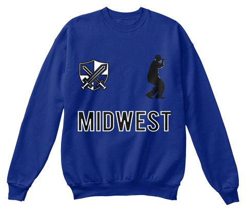 Midwest  Deep Royal  T-Shirt Front