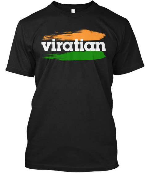 Viratian Black T-Shirt Front