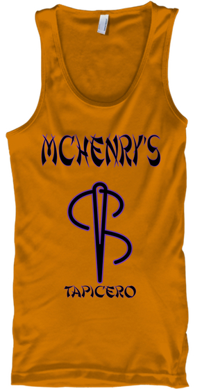 Mc Henry's
 Tapicero Orange Kaos Front