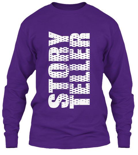 Story Teller Purple T-Shirt Front