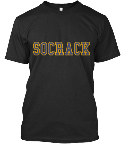 Socrack Black Camiseta Front
