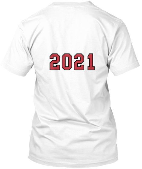 2021 White Camiseta Back