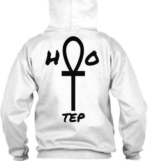 H O Tep White T-Shirt Back