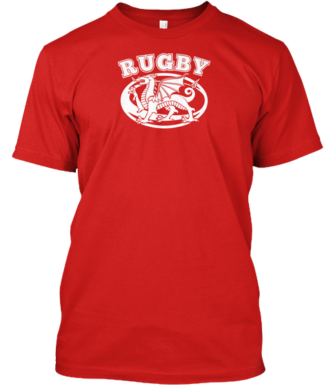 Rugby Red T-Shirt Front