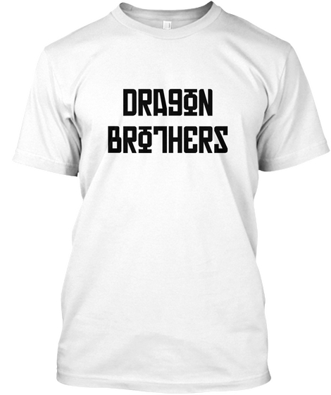 Dragon
Brothers White áo T-Shirt Front
