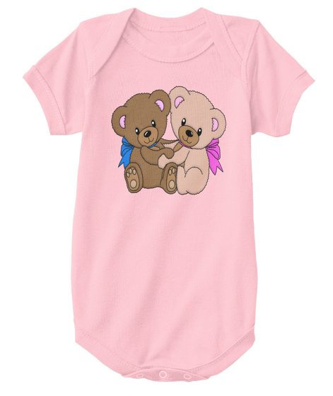 Teddy Bear Love 2017 Pink T-Shirt Front