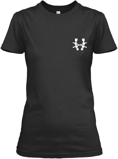 Pipefitter's Girl Black T-Shirt Front