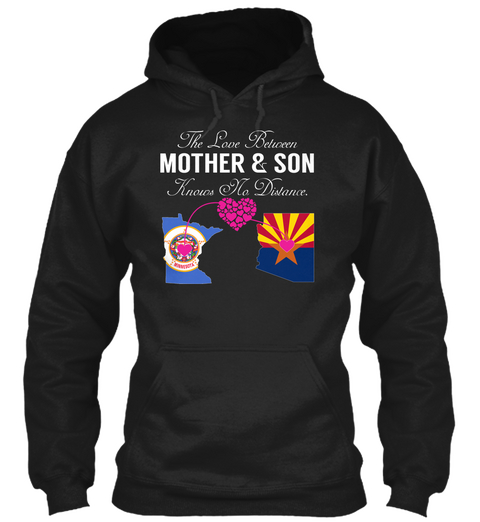 Mother Son   Minnesota Arizona Black Kaos Front