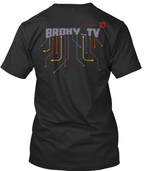 Broxy Tv Black Camiseta Back