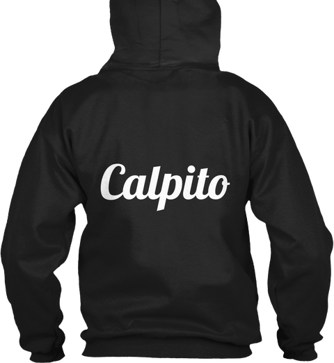Calpito Black T-Shirt Back