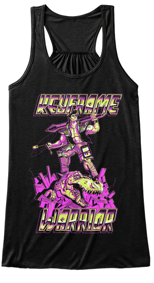 Keyframe Warrior Black T-Shirt Front