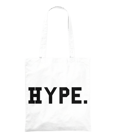 Hype. White T-Shirt Front