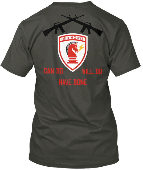 Can Do Will Do Have Done Smoke Gray áo T-Shirt Back