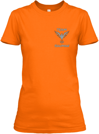 Team Shuman Orange áo T-Shirt Front