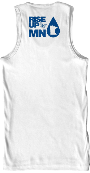 Rise Up Minnesota Tank Tops White Camiseta Back