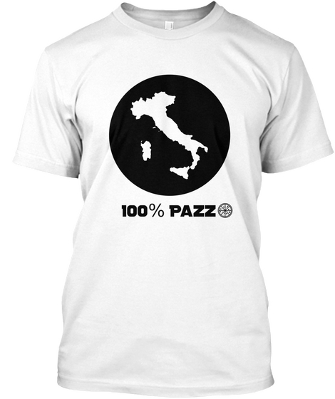100% Pazz White áo T-Shirt Front
