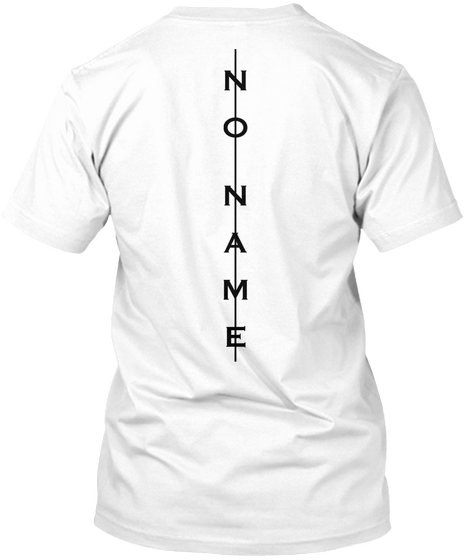 No Name Original White T-Shirt Back
