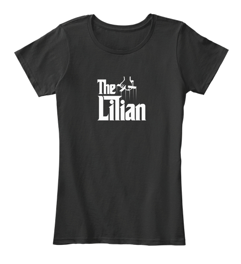 Lilian The Family Tee Black T-Shirt Front