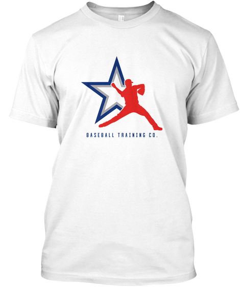 Baseball Training Co. White Camiseta Front