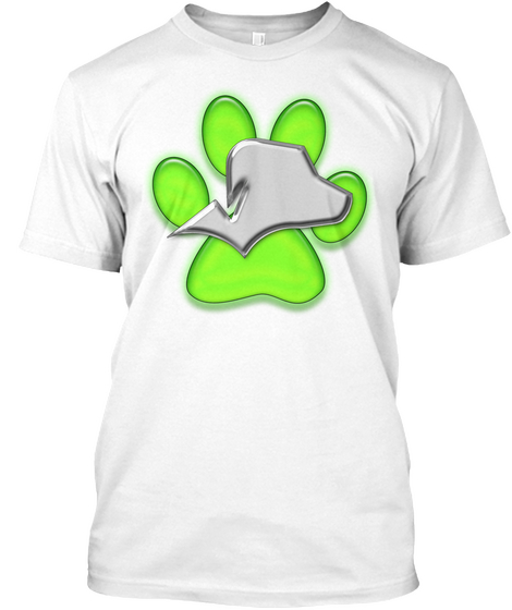 K9 Cancer Fighter White T-Shirt Front