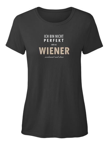 Wien City Shirt Black Kaos Front