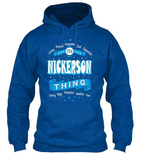 Name Nickerson Chr Is Tmas Weather Royal Camiseta Front