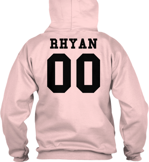 Rhyan 00 Light Pink áo T-Shirt Back