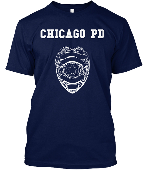 Chicago Pd Navy Camiseta Front